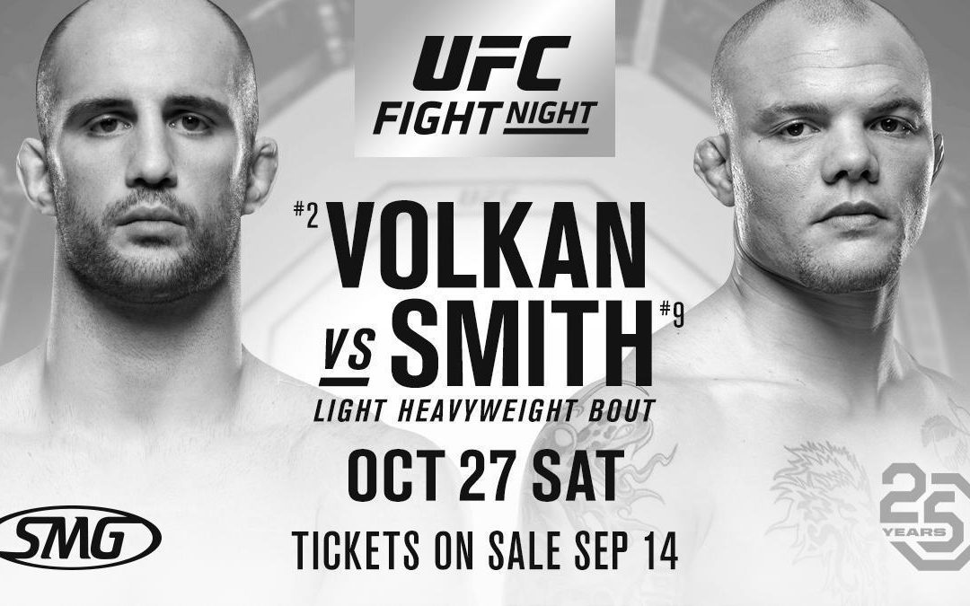 UFC Fight Night 138 – Volkan Oezdemir vs. Anthony Smith – Betting Predictions