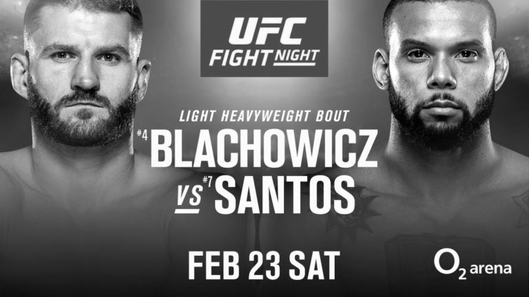 UFC Fight Night 145 – Jan Blachowicz vs. Thiago Santos – Betting Predictions