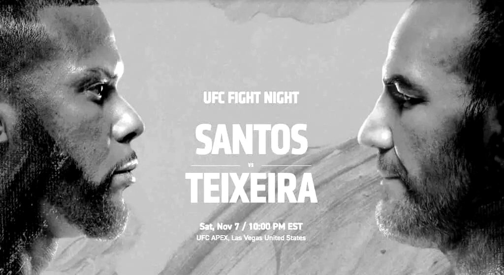 UFC Fight Night 182 – Glover Teixeira vs. Thiago Santos – Main Card Betting Predictions