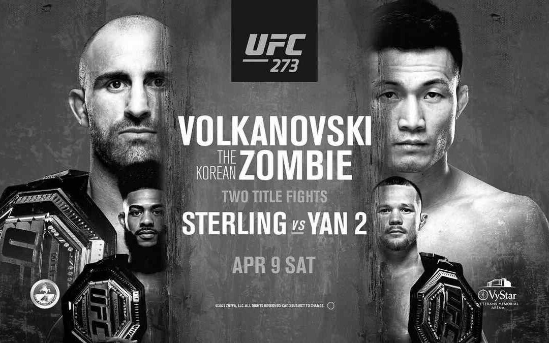 UFC 273 – Alex Volkanovski vs. Korean Zombie – Main Card Betting Predictions