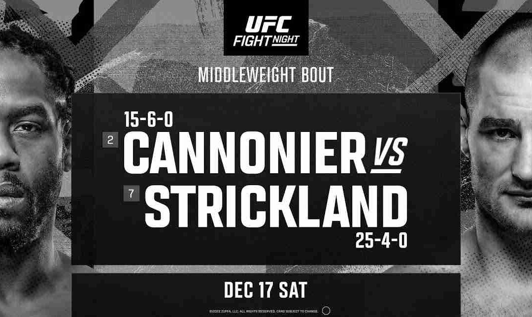UFC Vegas 66 – Jared Cannonier vs. Sean Strickland – Main Card Betting Predictions